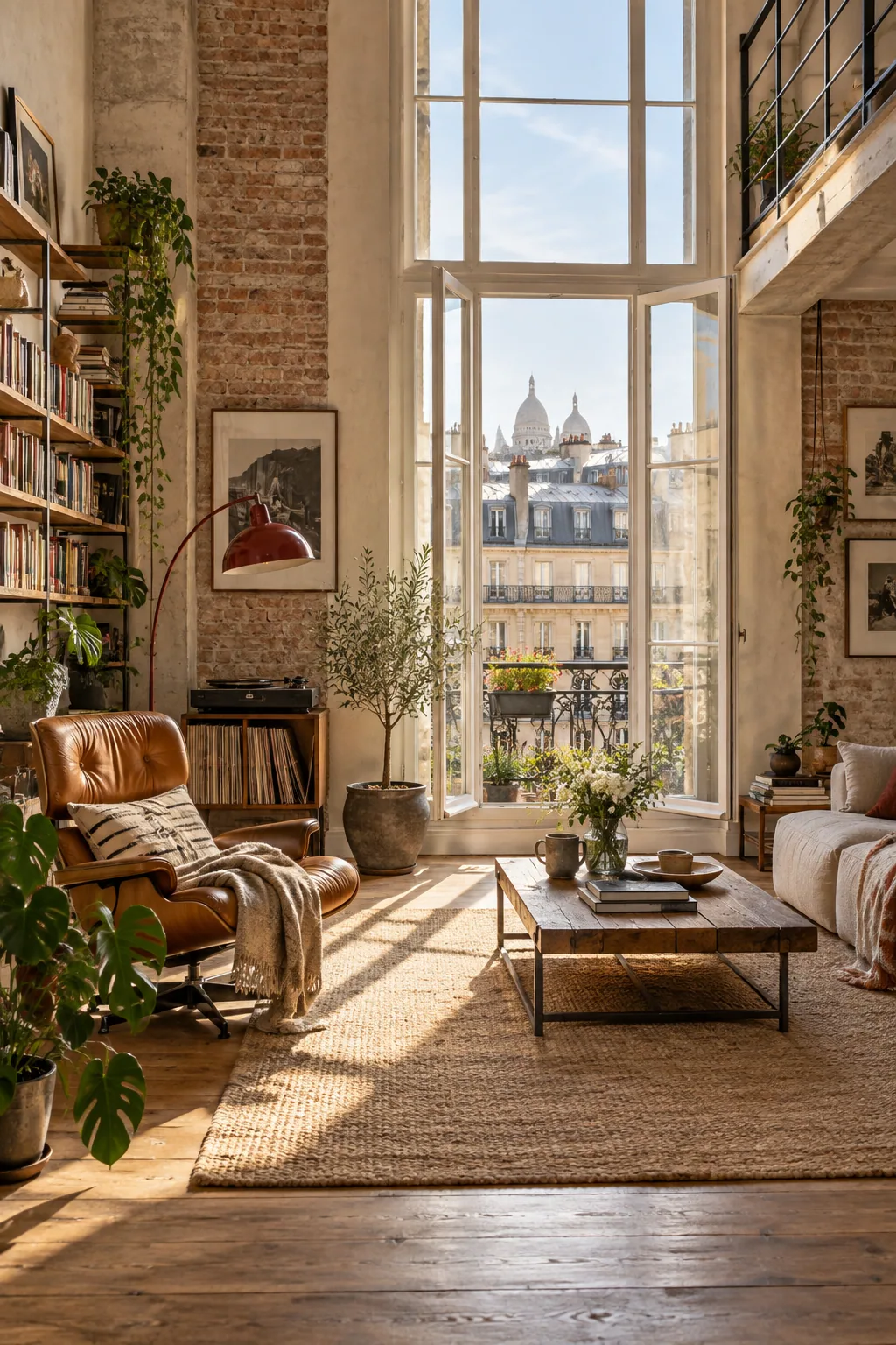 City interior from the fictional Atelier Loft guest guide