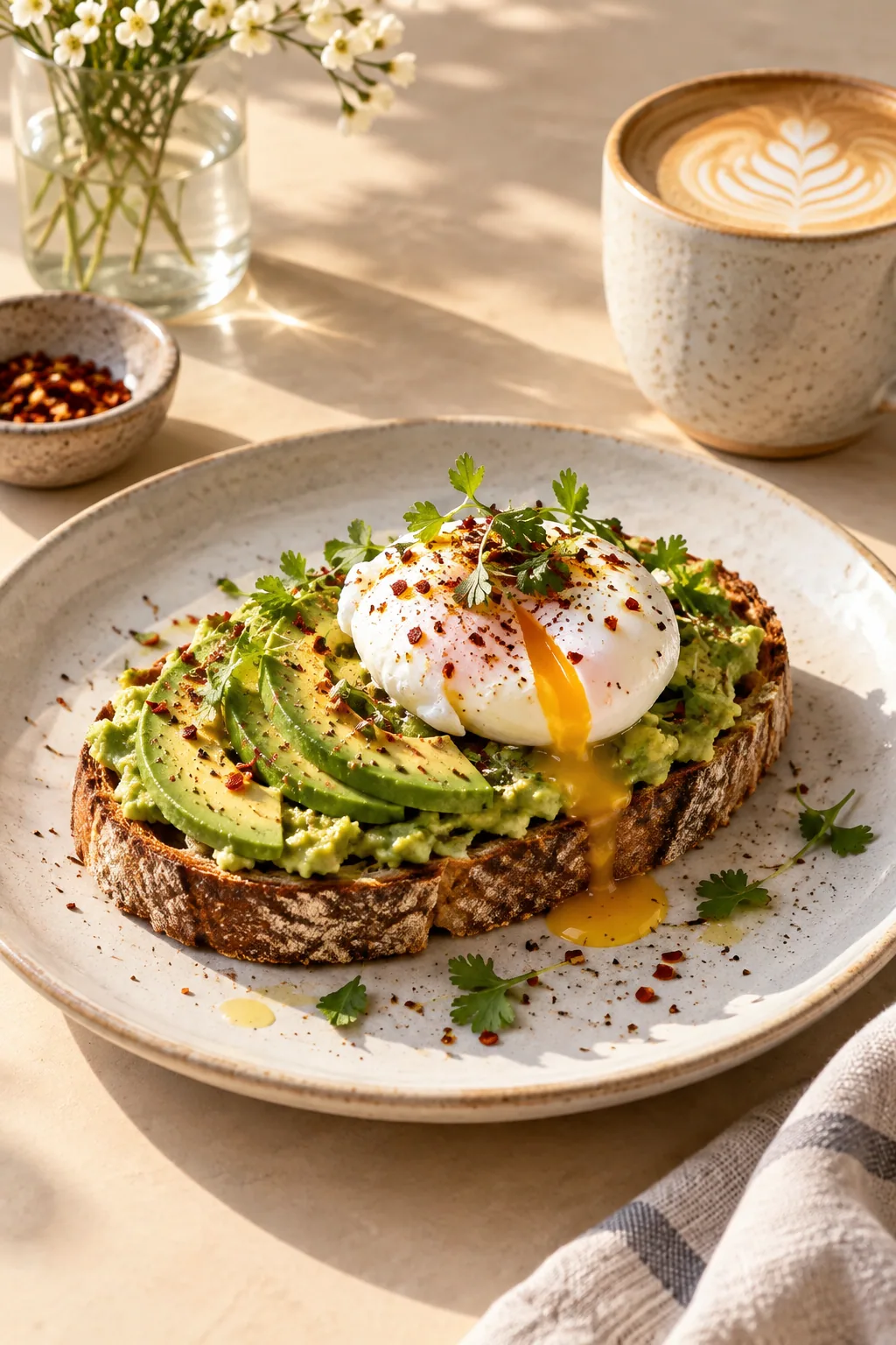 Green garden toast