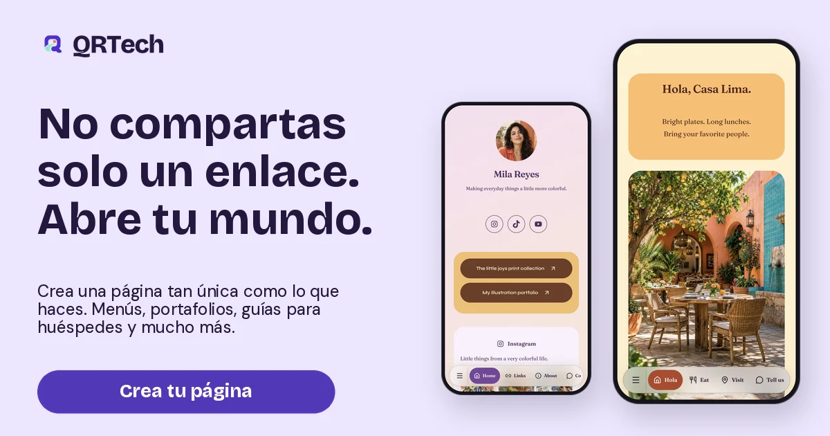 Ilustración de cómo compartir un destino social desde un teléfono